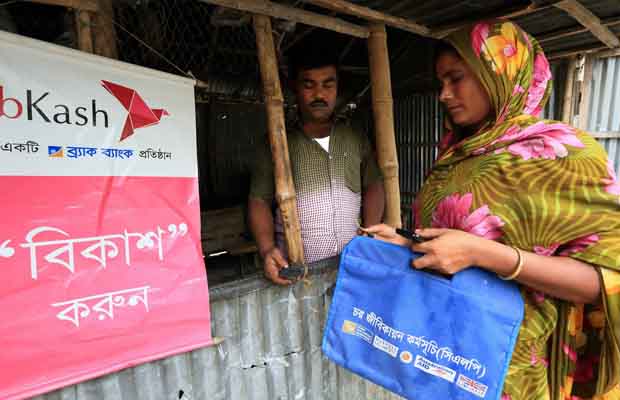 Participant receiving monthly stipend through bKash