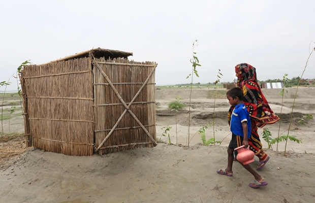 162,409 char households were given access to a sanitary latrine
